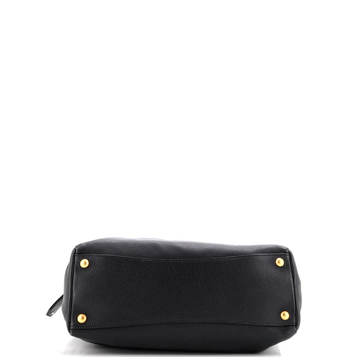 Convertible Shopping Tote Vitello Daino Medium - Deep Luxury