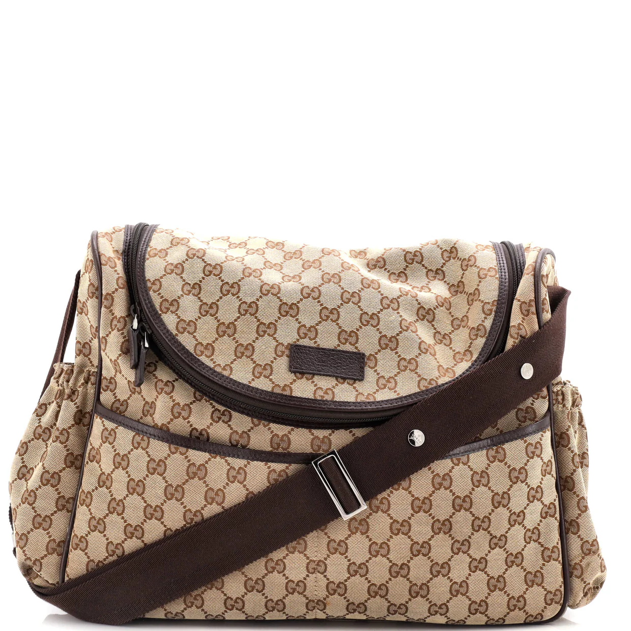 Diaper Crossbody Bag GG Canvas - Deep Luxury