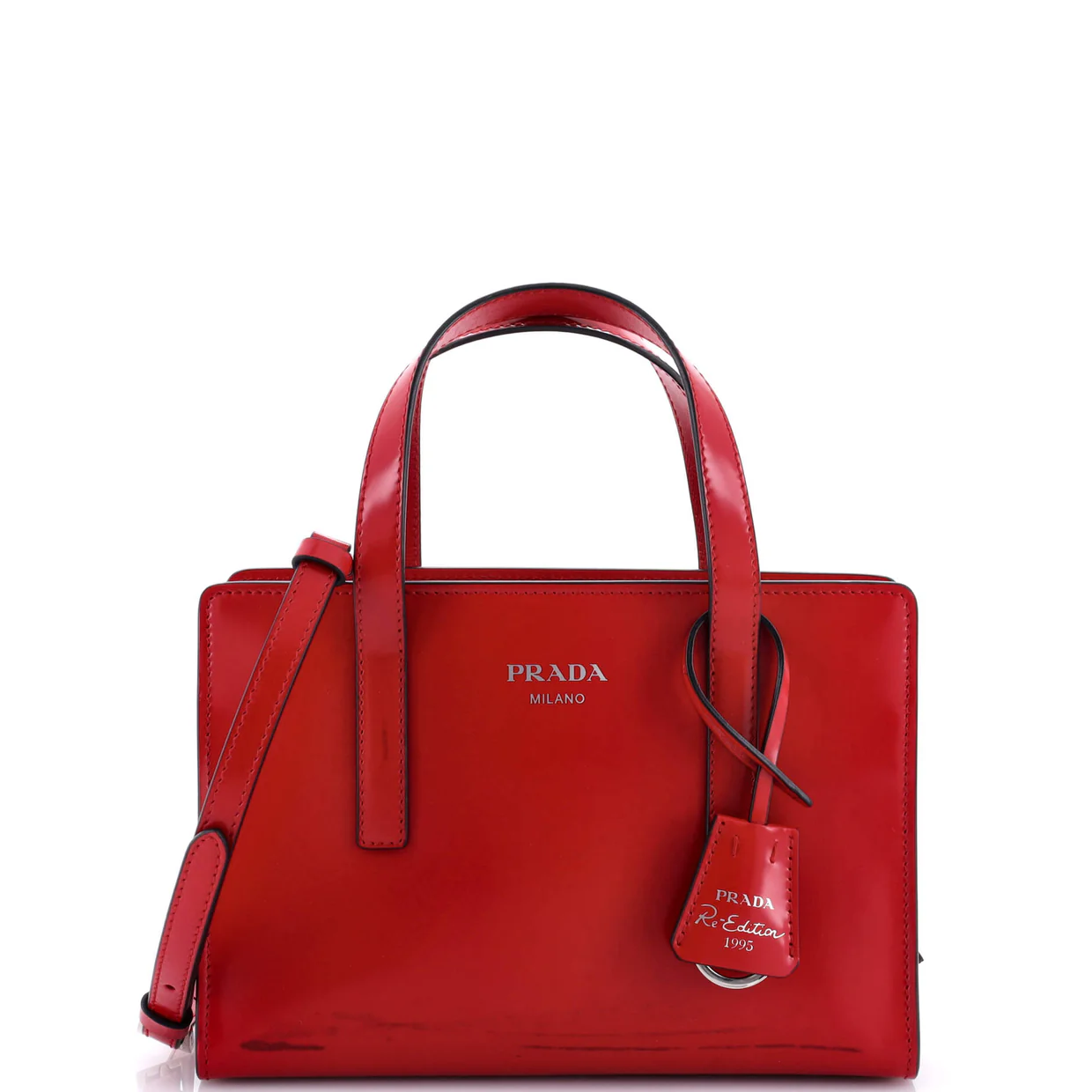 Re-Edition 1995 Tote Spazzolato Leather Mini - Deep Luxury