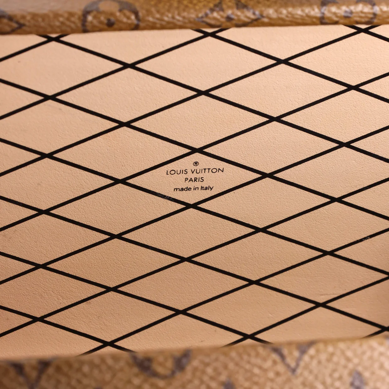 Petite Malle Handbag Reverse Monogram Canvas - Deep Luxury
