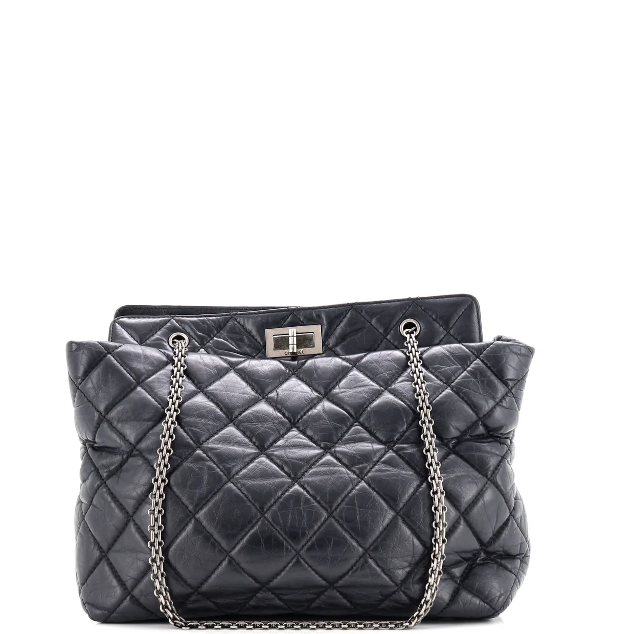 Reissue Tote Quilted Aged Calfskin Large - Deep Luxury