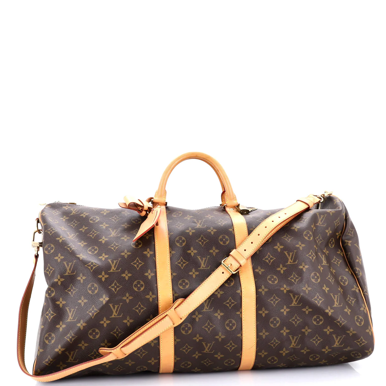 Keepall Bandouliere Bag Monogram Canvas 60 - Deep Luxury