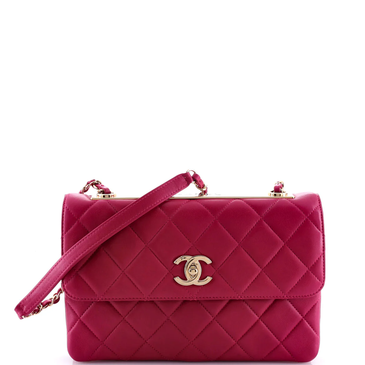 Trendy CC Flap Bag Quilted Lambskin Medium - Deep Luxury