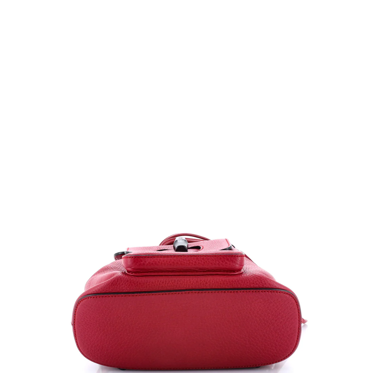 Bamboo Tassel Backpack Leather Mini - Deep Luxury