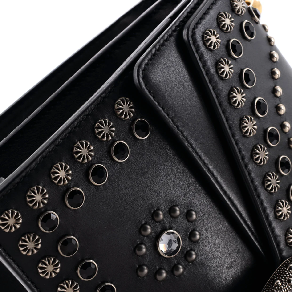Dionysus Bag Studded Leather Small - Deep Luxury