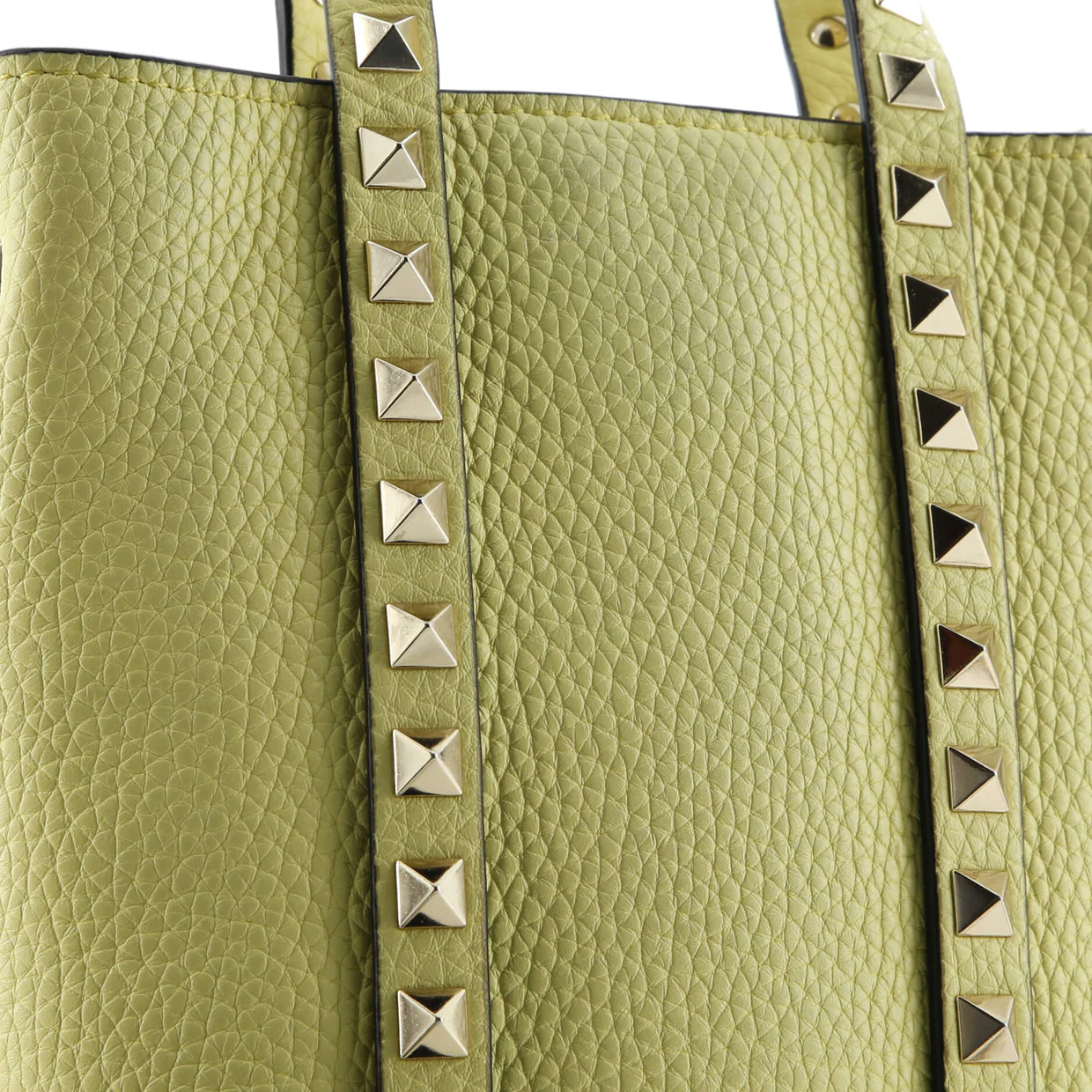 Rockstud Vertical Chain Tote Leather Mini - Deep Luxury
