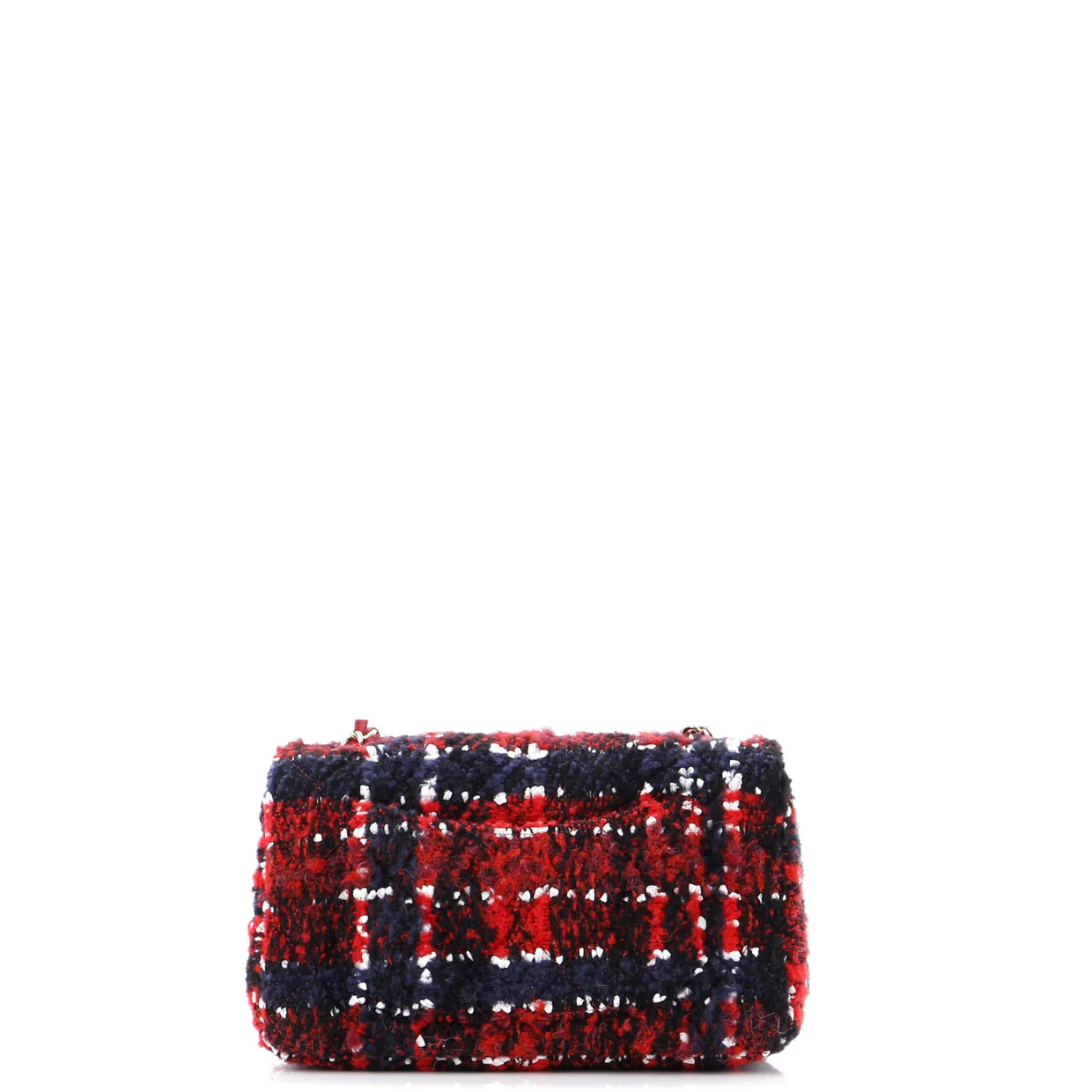 Classic Single Flap Bag Quilted Tweed Mini - Deep Luxury