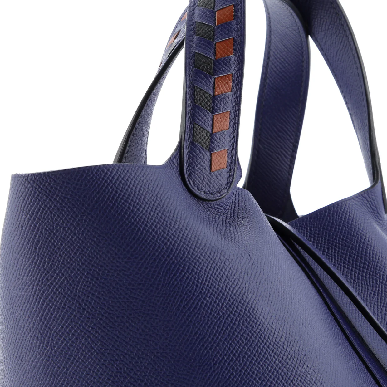 Picotin Lock Bag Tressage Epsom PM - Deep Luxury