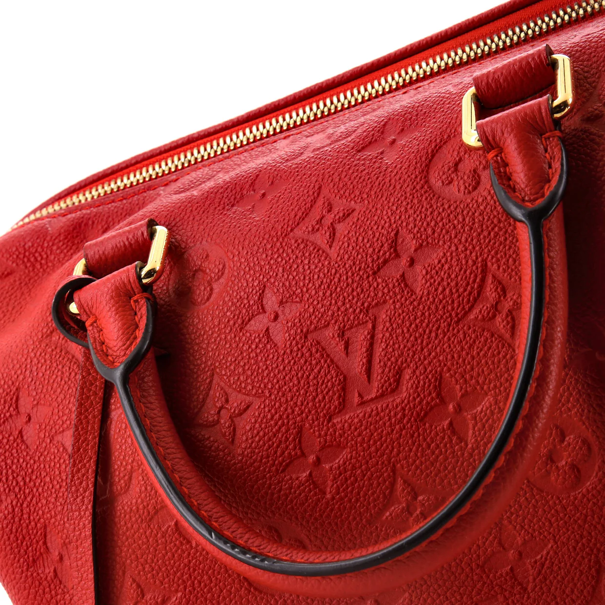 Speedy Bandouliere Bag Monogram Empreinte Leather 25 - Deep Luxury