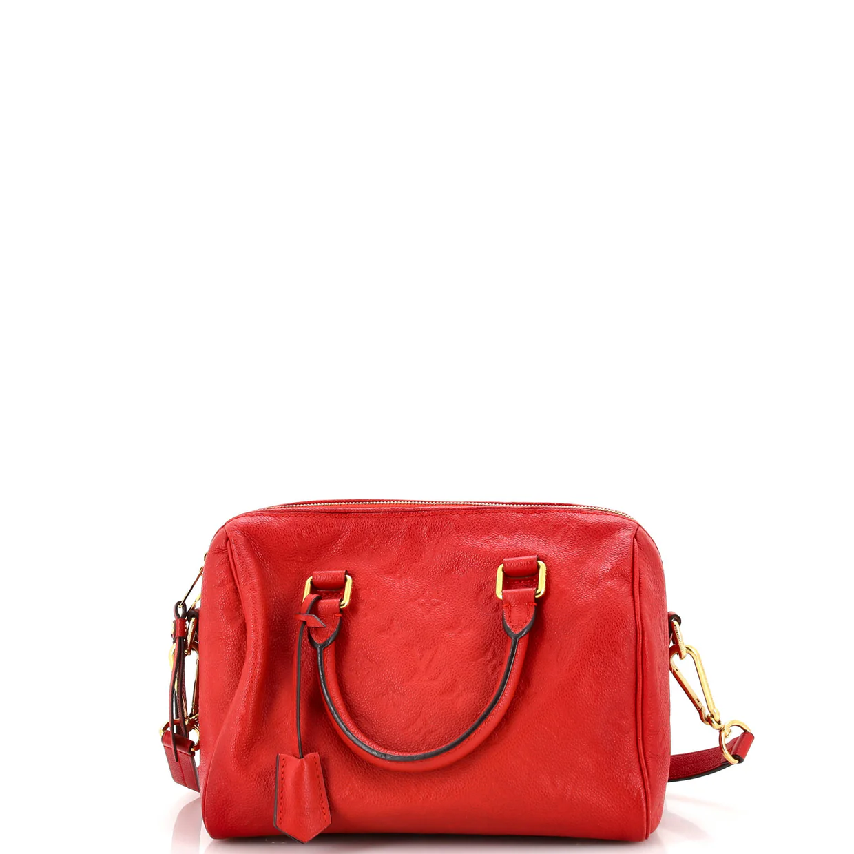 Speedy Bandouliere Bag Monogram Empreinte Leather 25 - Deep Luxury