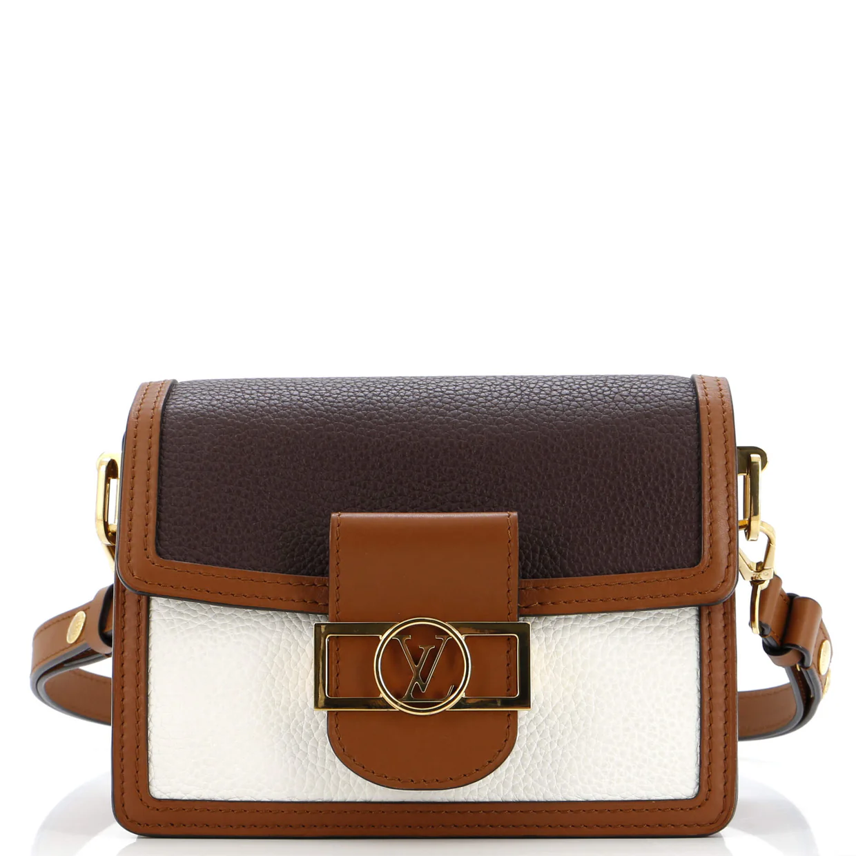 Dauphine Shoulder Bag Taurillon Leather Mini - Deep Luxury