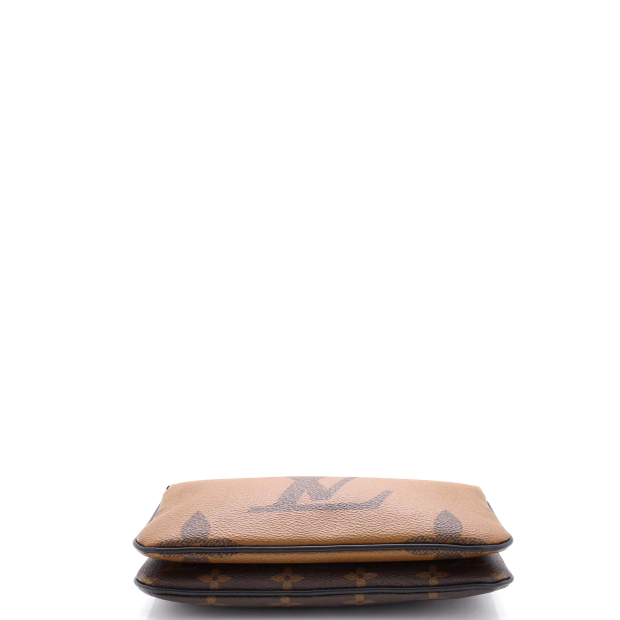 Double Zip Pochette Reverse Monogram Giant - Deep Luxury