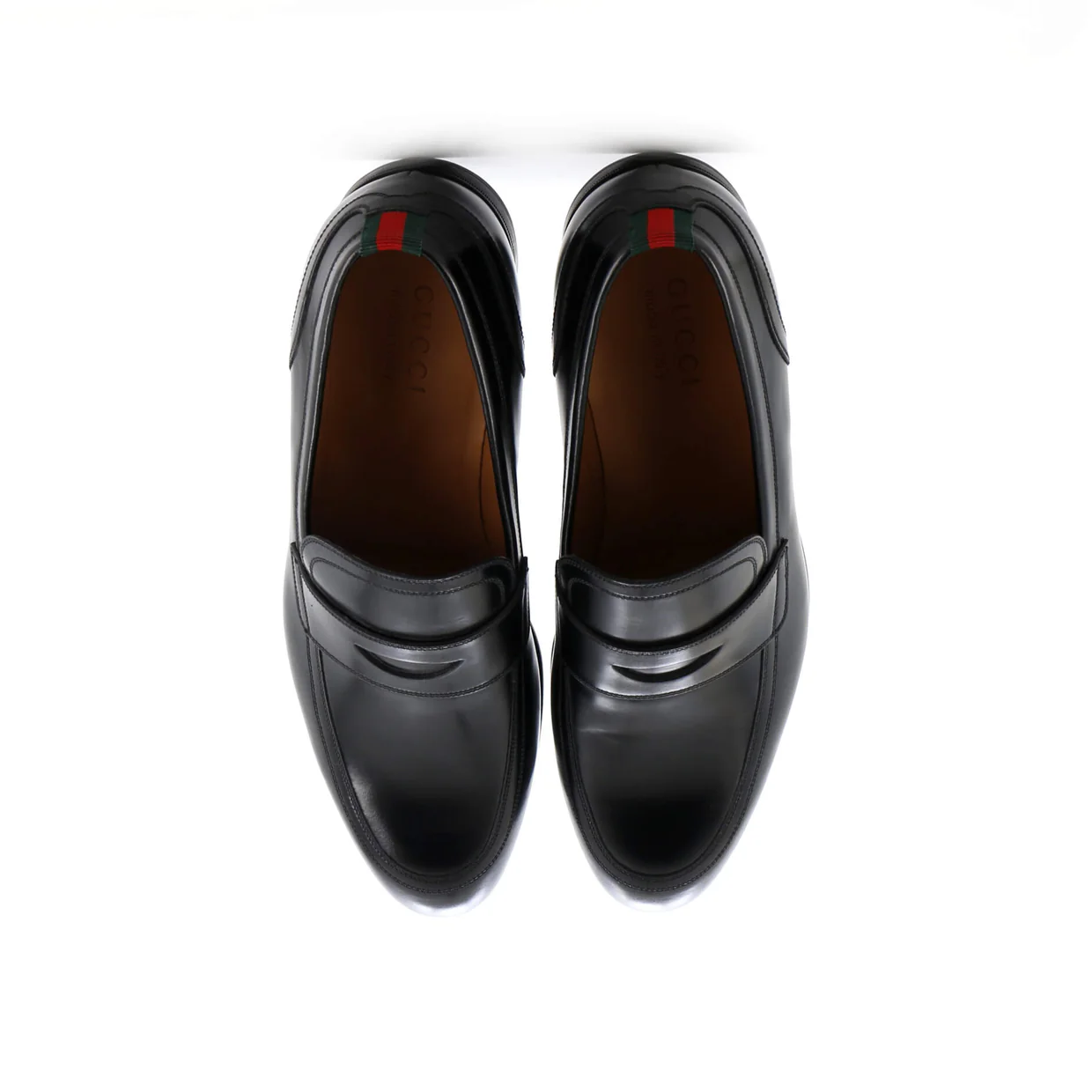 Men's Web Loafers Leather - Deep Luxury