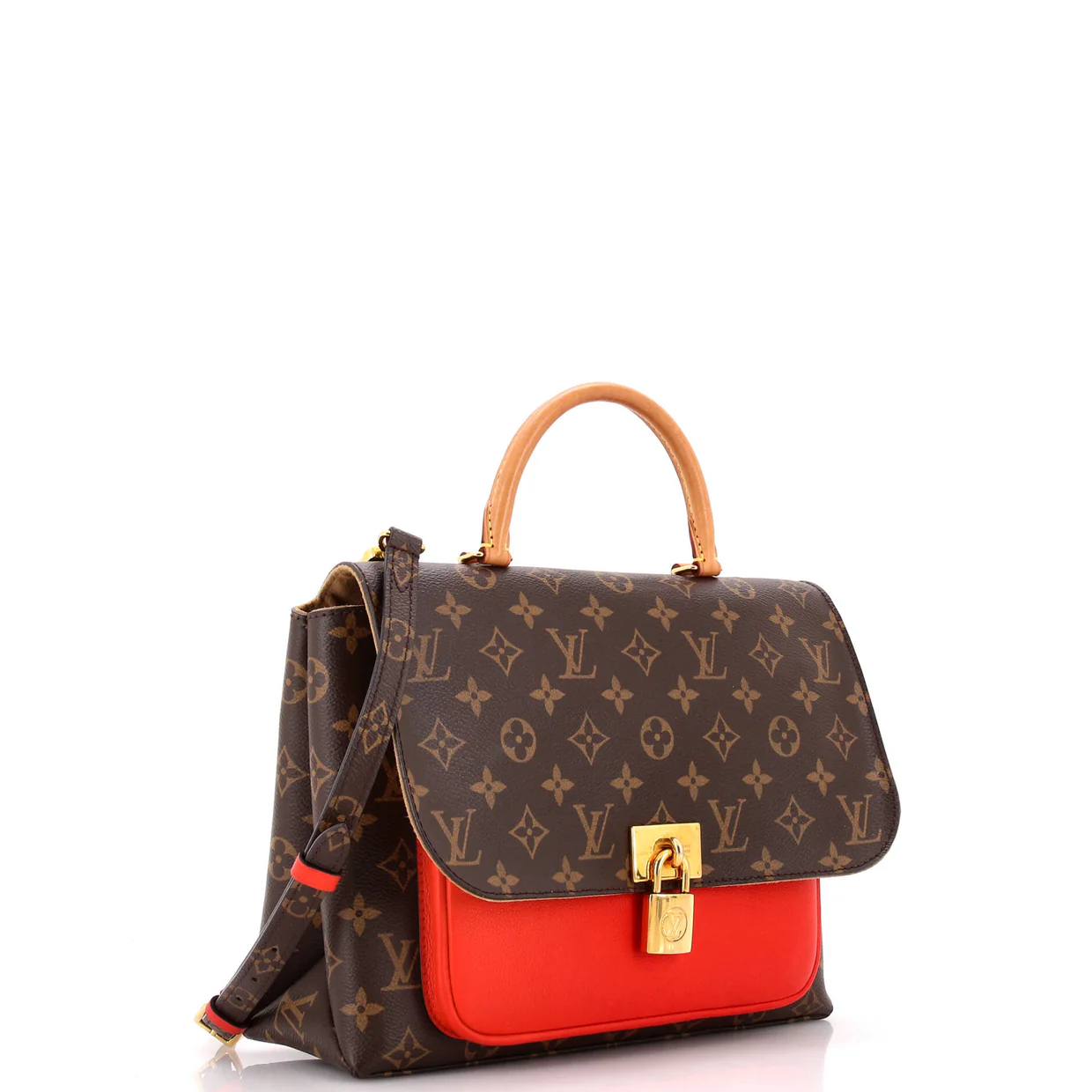 Marignan Handbag Monogram Canvas with Leather - Deep Luxury