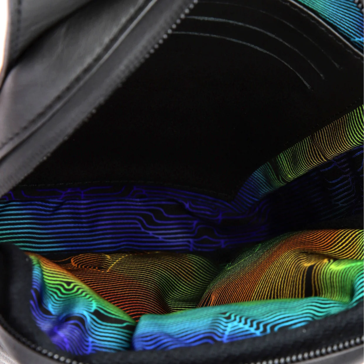 A4 Asymmetrical Sling Bag Monogram Puffer Lambskin - Deep Luxury