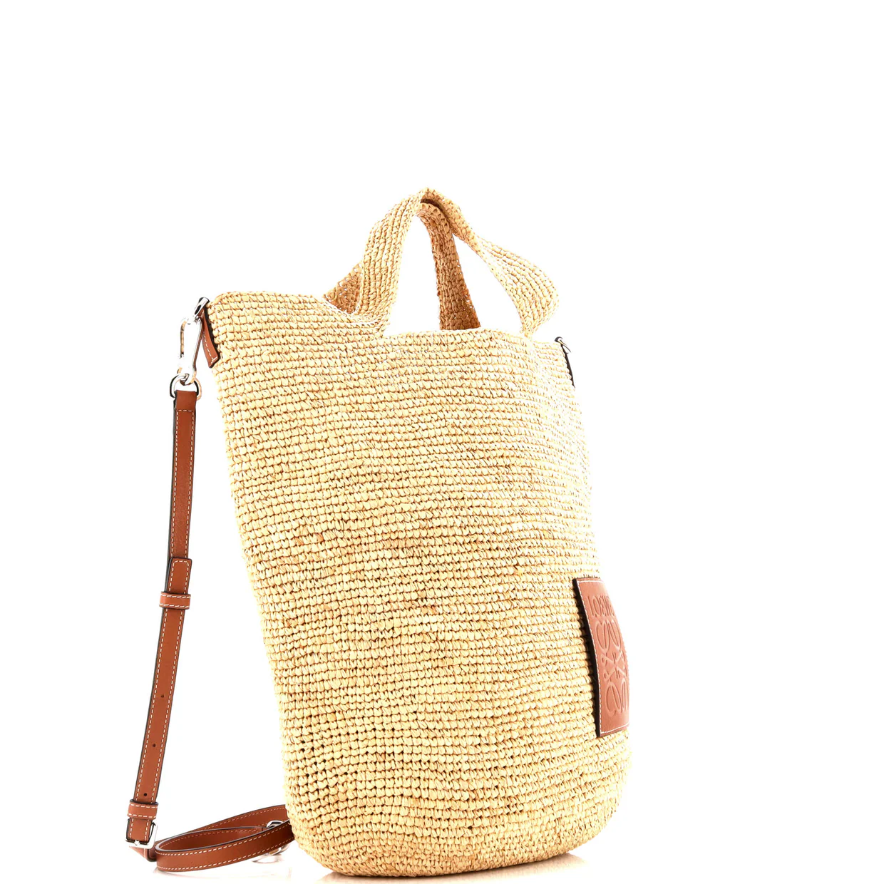 Slit Tote Straw Large - Deep Luxury