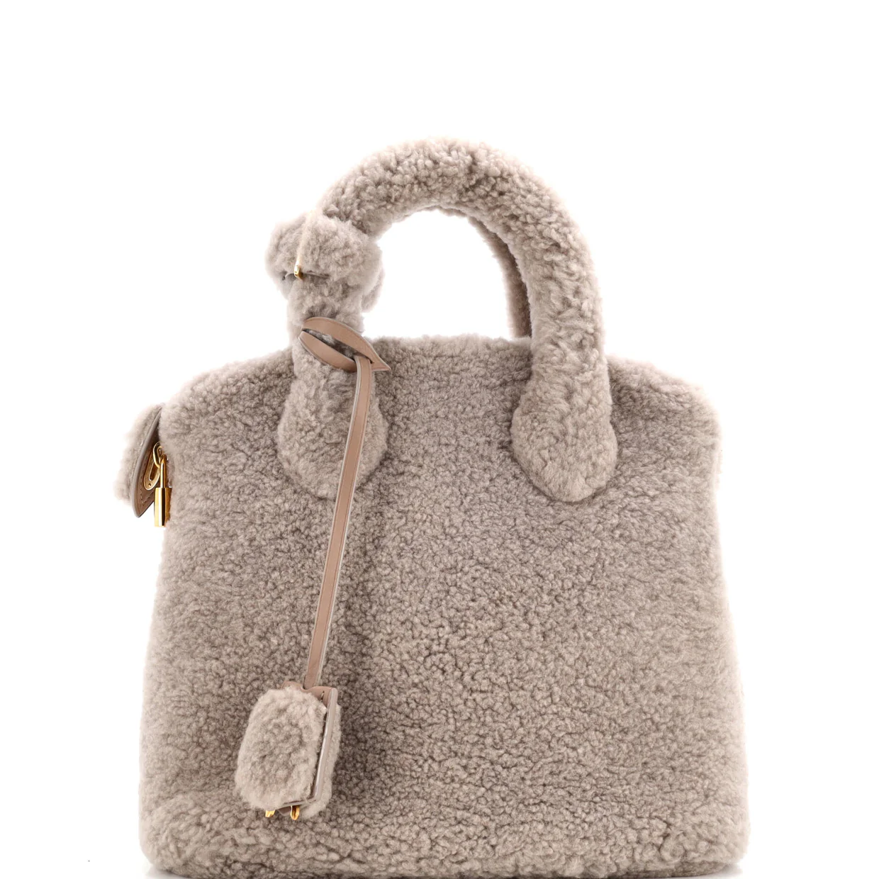 Lockit Handbag Shearling - Deep Luxury
