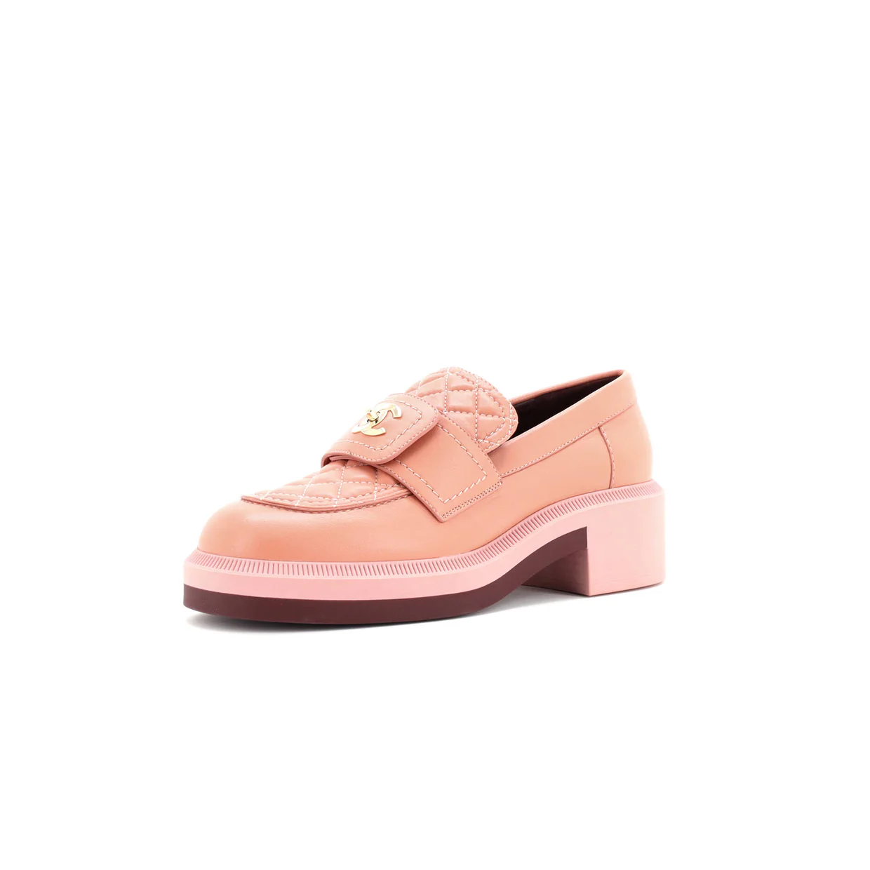 Women's CC Loafers Quilted Leather - Deep Luxury