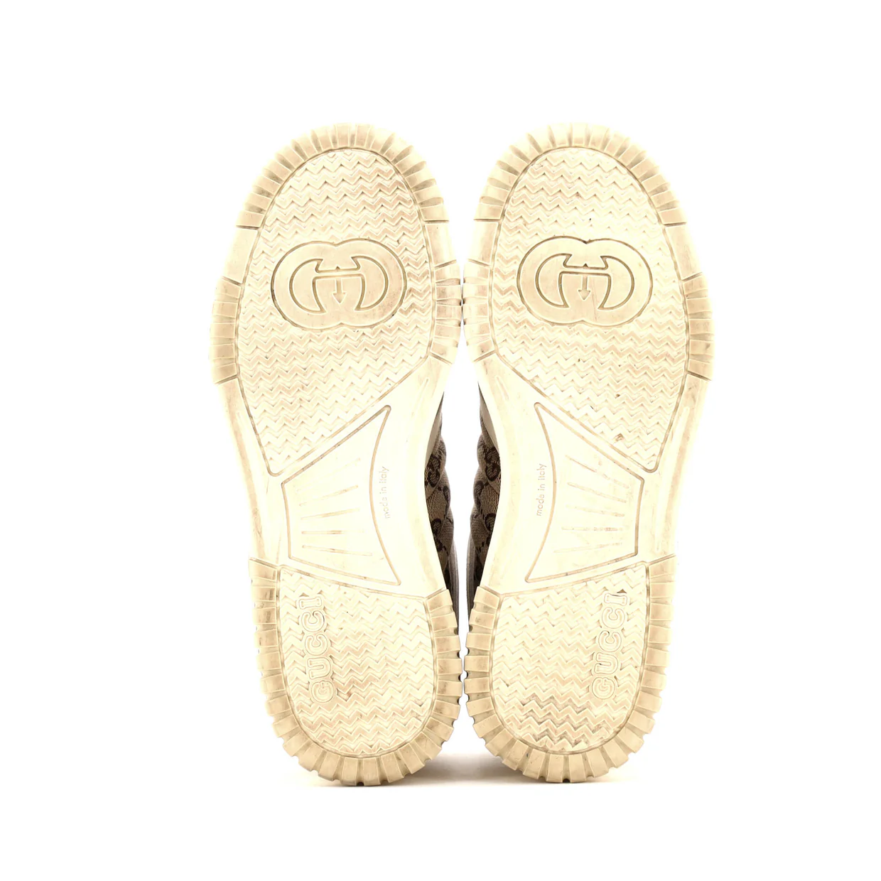 Re-Web Sneakers GG Canvas and Leather - Deep Luxury