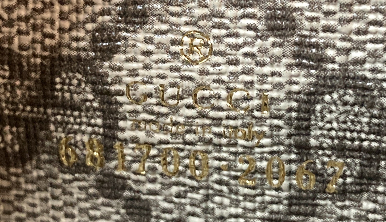 x Balenciaga The Hacker Project Trifold Wallet GG Coated Canvas Compact - Deep Luxury