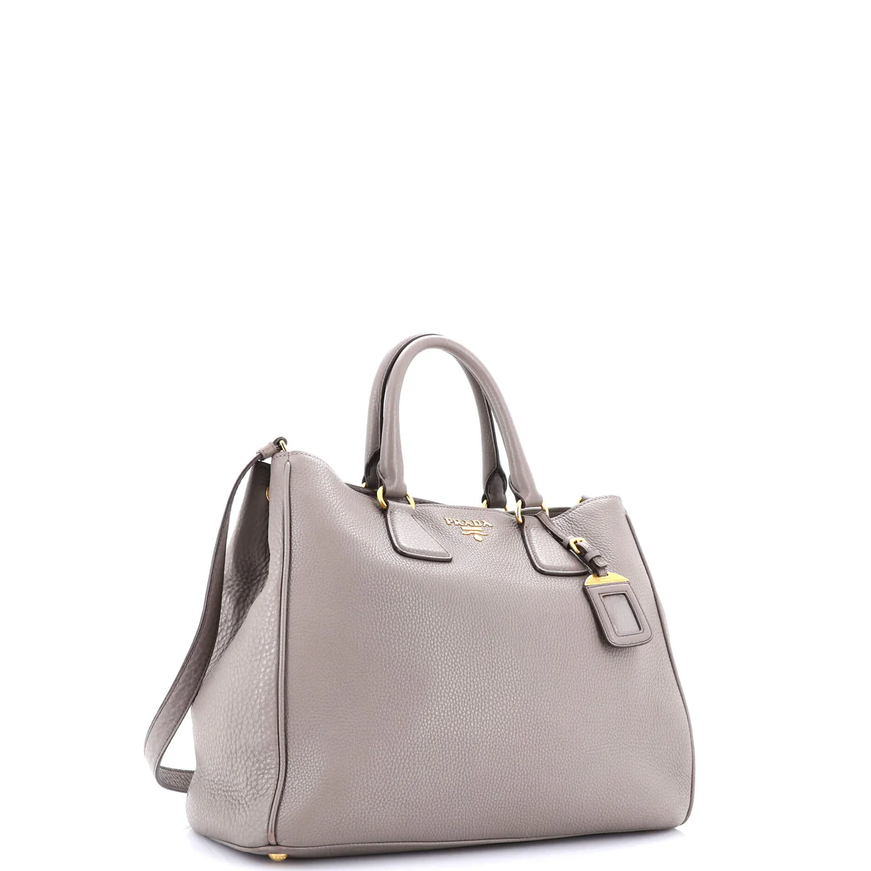 Convertible Shopper Tote Vitello Daino Large - Deep Luxury
