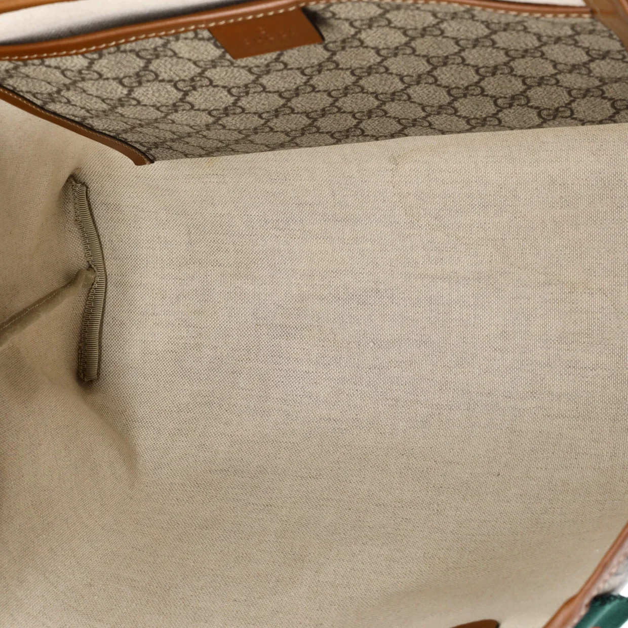 Web Loop Tote GG Coated Canvas Medium - Deep Luxury