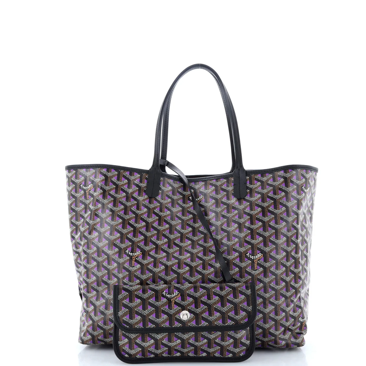 Saint Louis Tote Claire Voie Coated Canvas PM - Deep Luxury