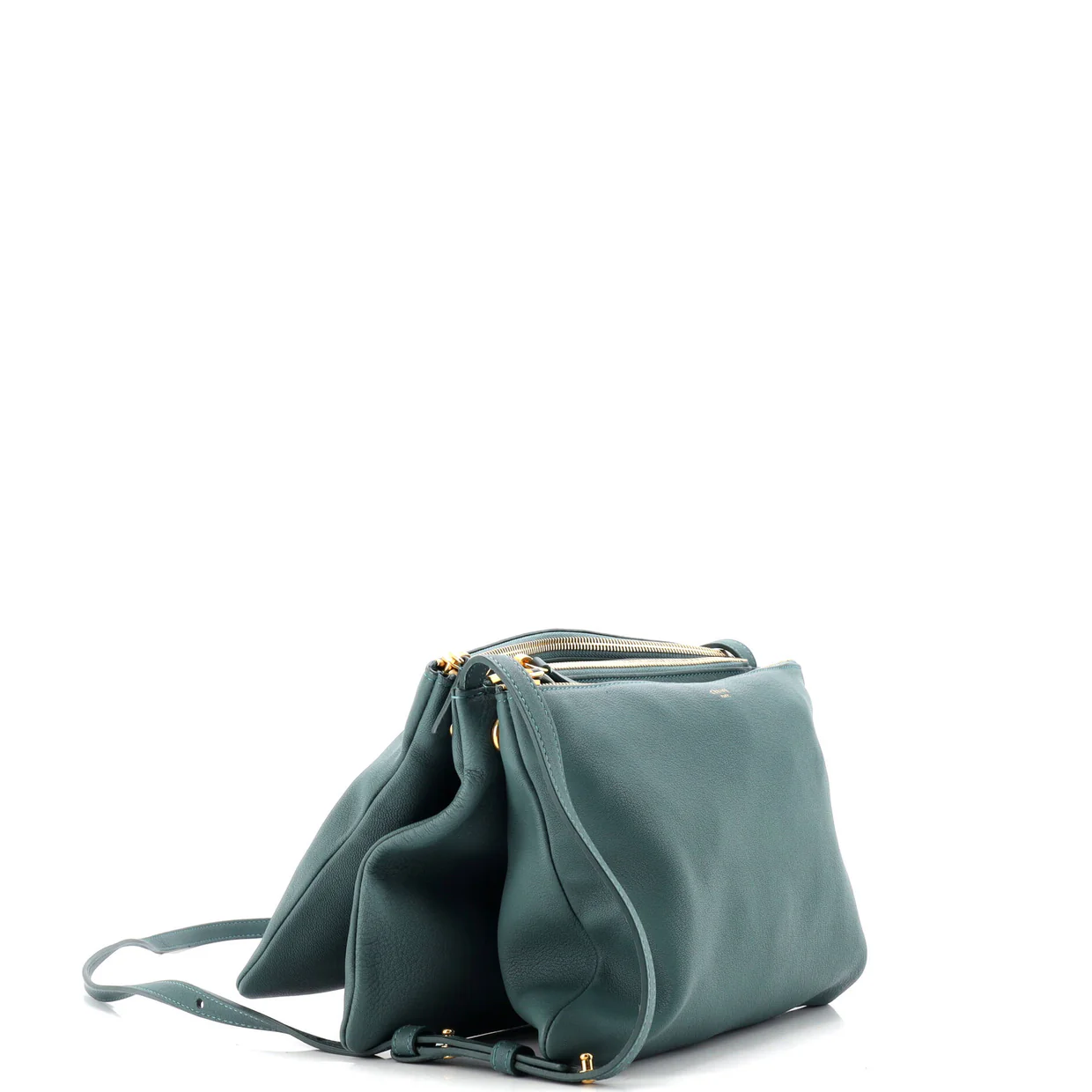 Trio Crossbody Bag Leather Small - Deep Luxury