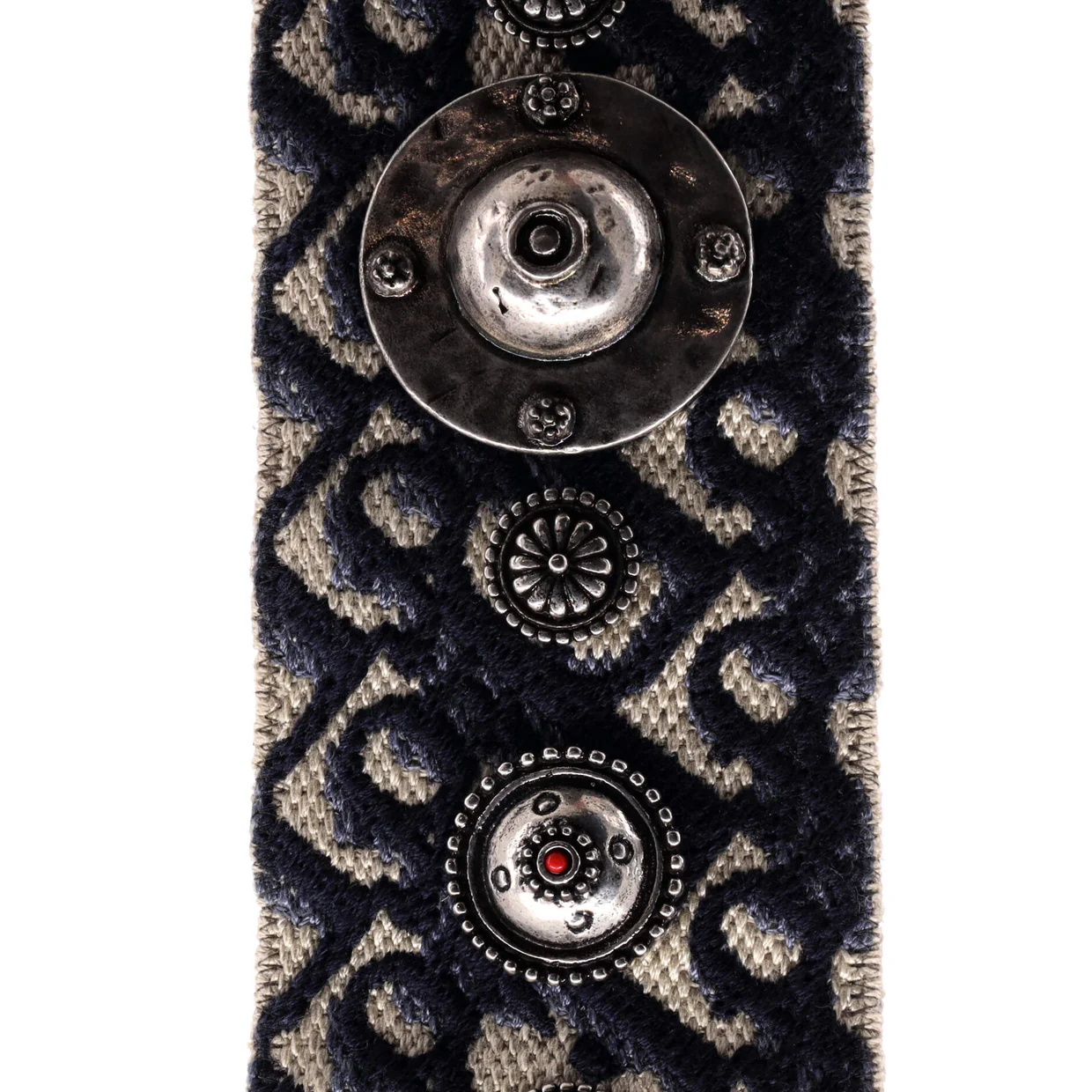 Shoulder Strap Embellished Oblique Canvas - Deep Luxury