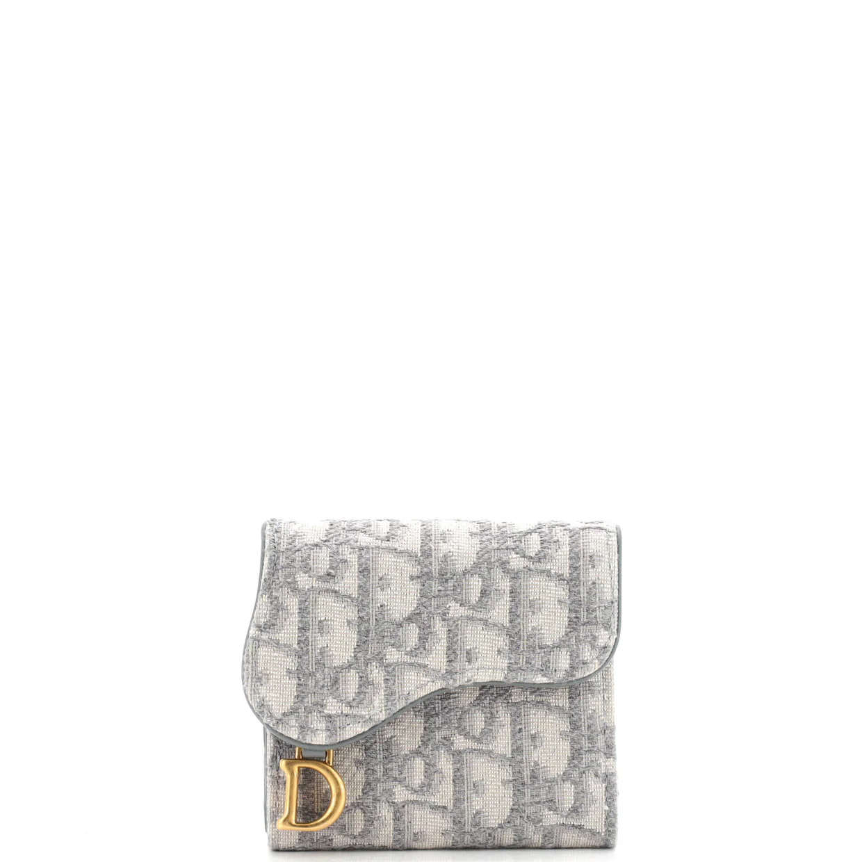 Saddle Flap Wallet Oblique Canvas Mini - Deep Luxury