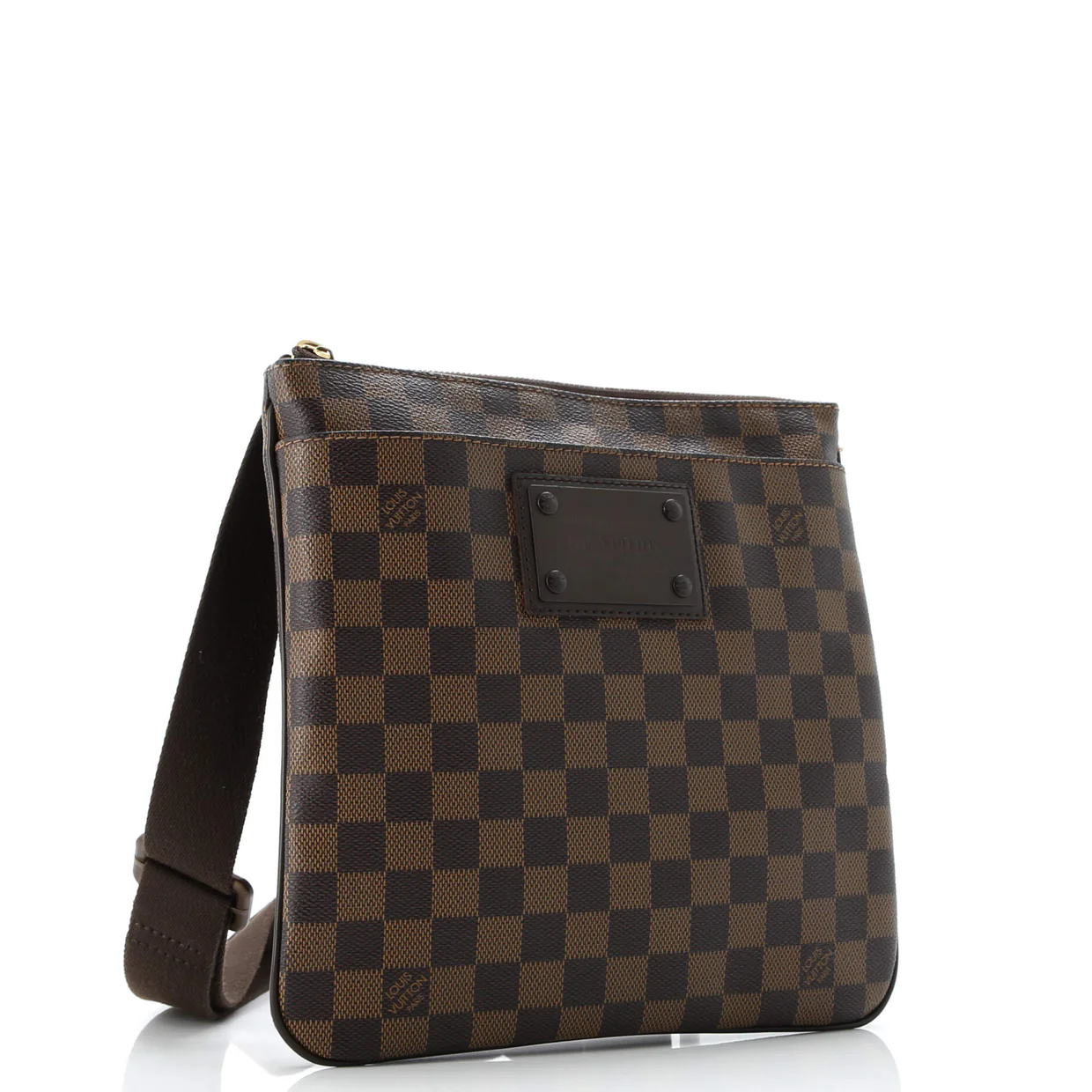 Brooklyn Pochette Plate Damier - Deep Luxury