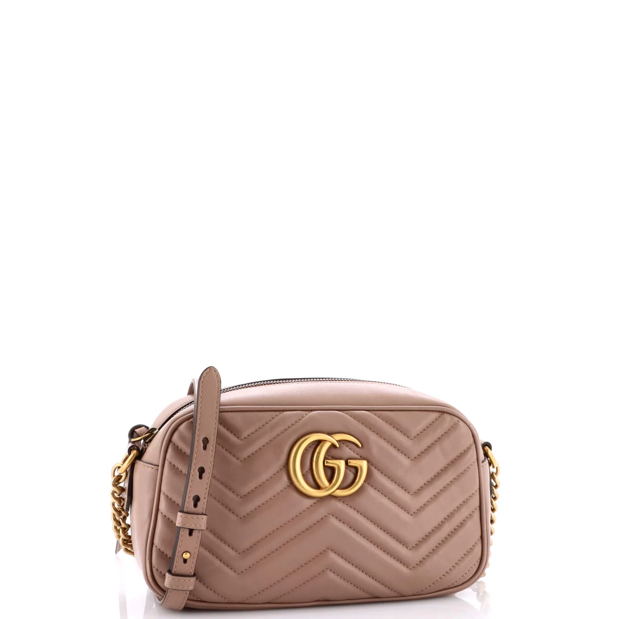 GG Marmont Shoulder Bag Matelasse Leather Small - Deep Luxury