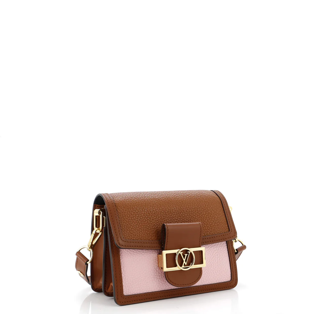 Dauphine Shoulder Bag Taurillon Leather Mini - Deep Luxury