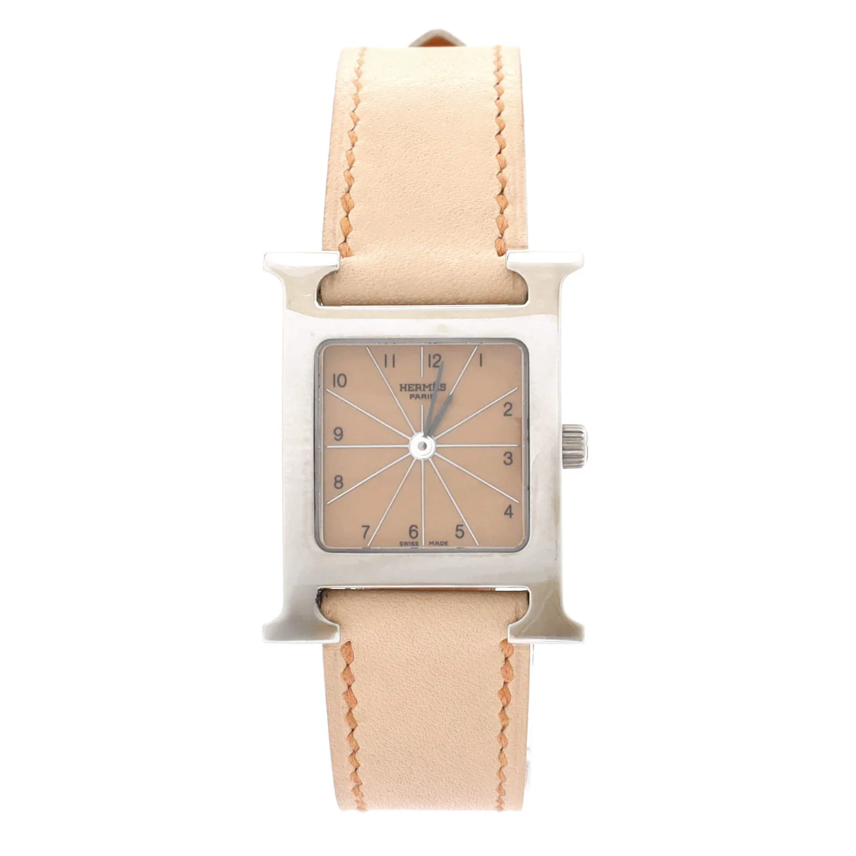 Heure H Quartz Watch Stainless Steel and Leather 21 - Deep Luxury
