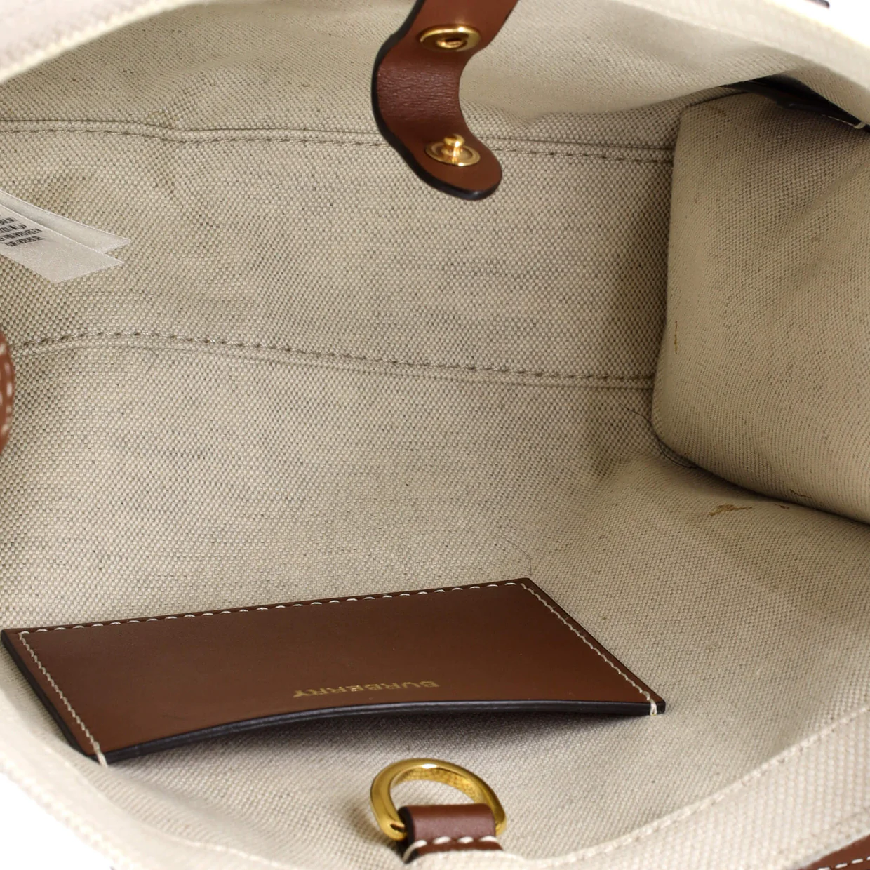 Freya Shopping Tote Canvas with Leather Mini - Deep Luxury