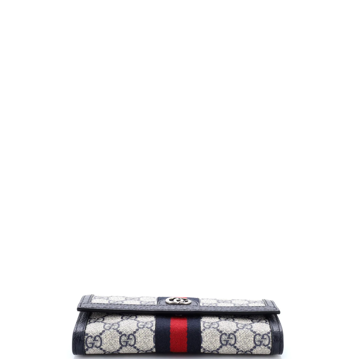Ophidia Continental Wallet GG Coated Canvas - Deep Luxury