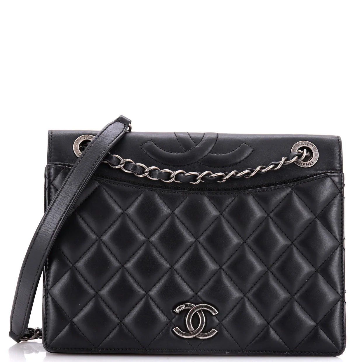 Ballerine Flap Bag Quilted Lambskin Medium - Deep Luxury