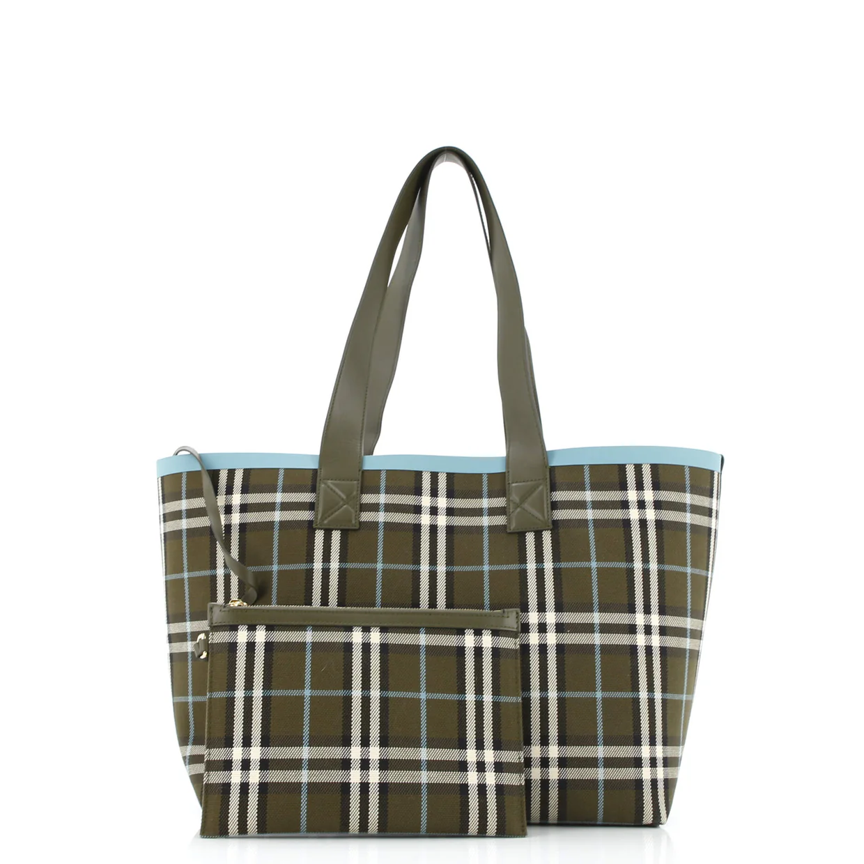 London Tote Check Canvas Medium - Deep Luxury