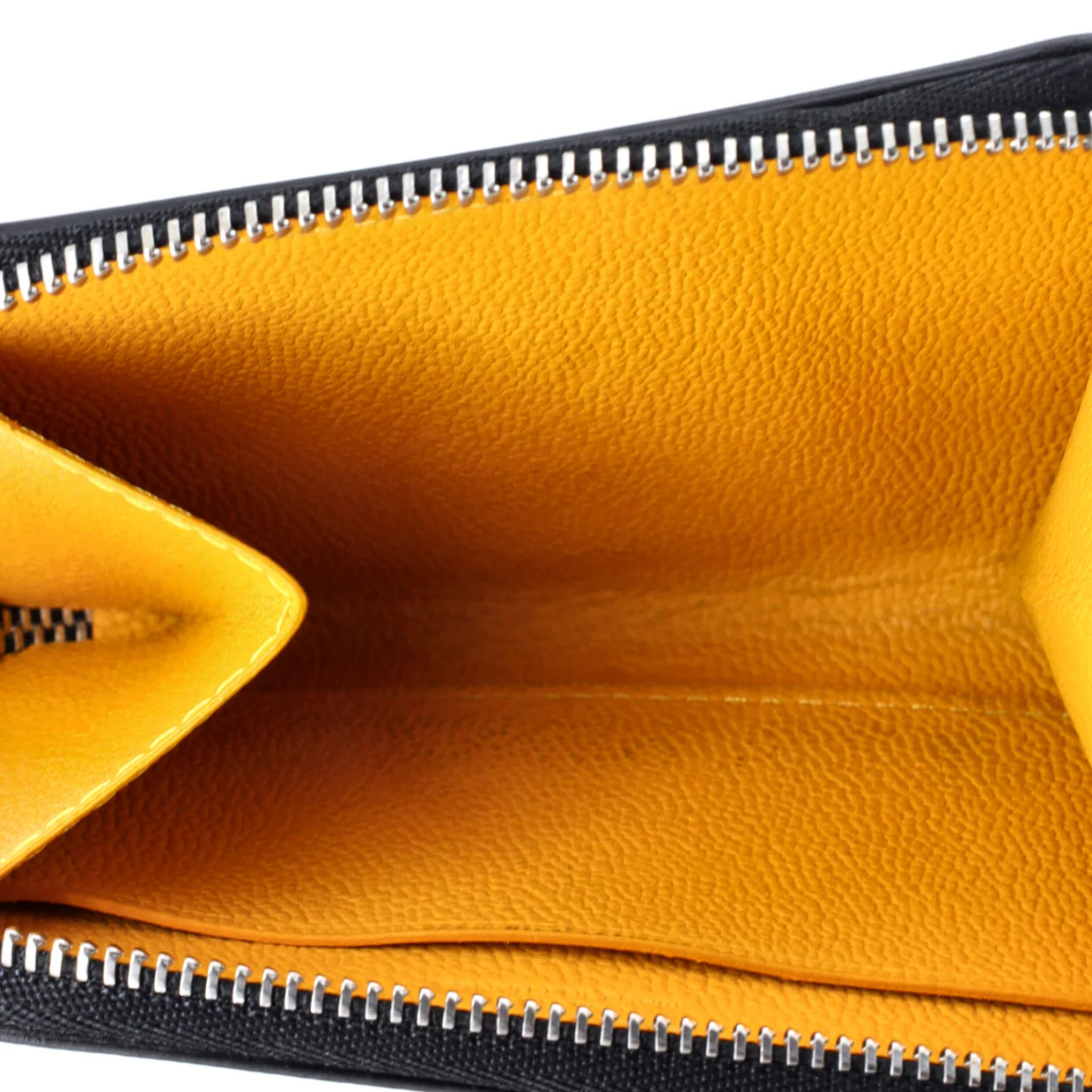 Matignon Zip Wallet Coated Canvas with Leather PM - Deep Luxury