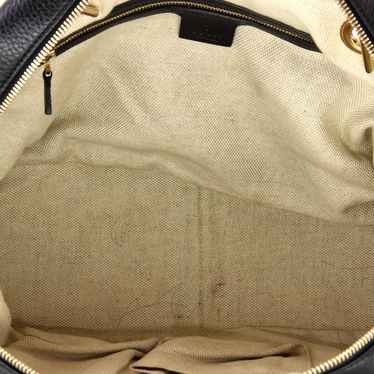 Soho Chain Zip Shoulder Bag Leather Medium - Deep Luxury