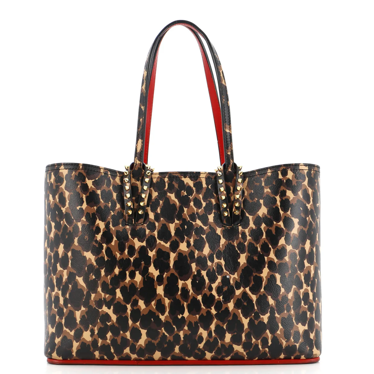 Cabata East West Tote Printed Leather Small - Deep Luxury