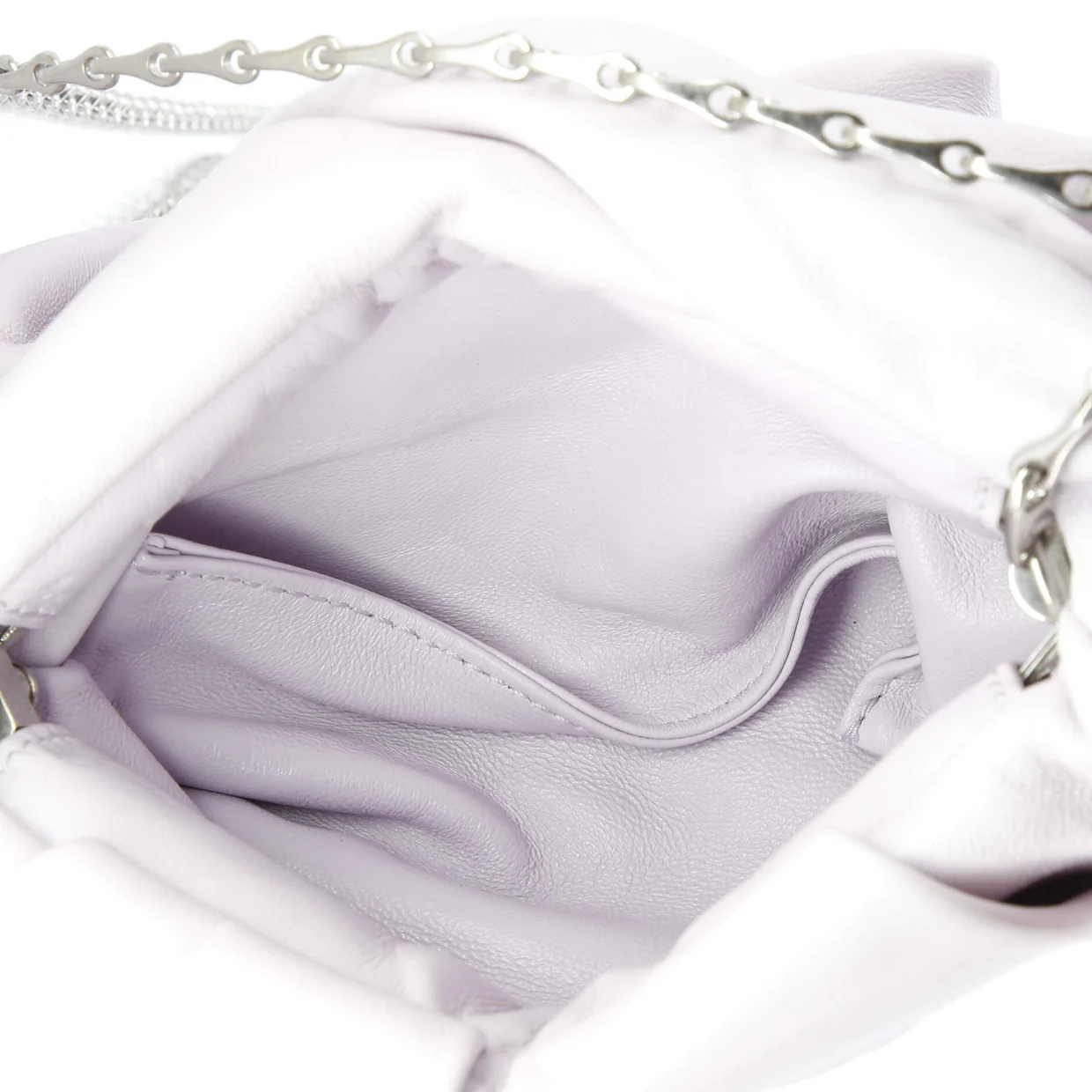 Rose Chain Clutch Leather - Deep Luxury