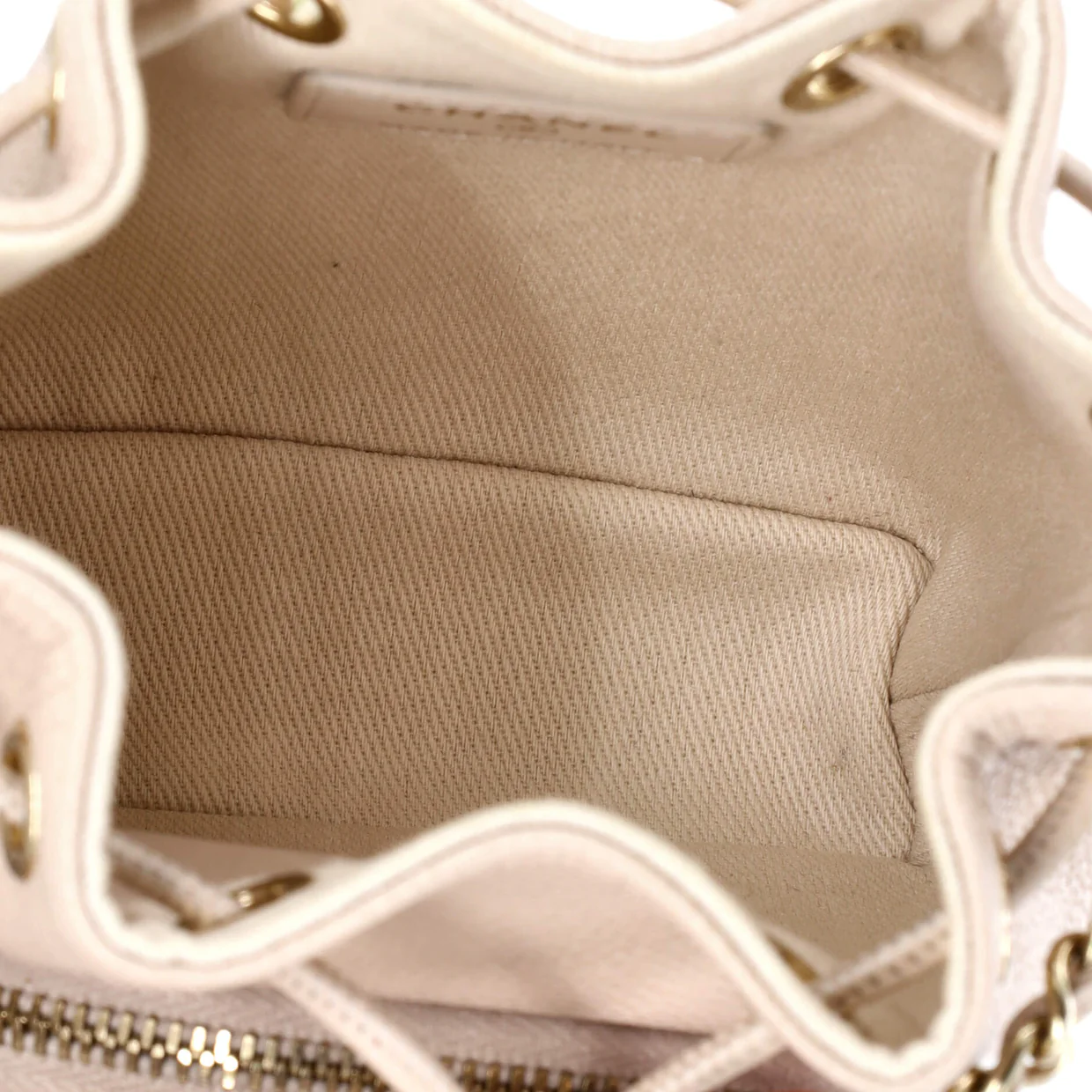 Business Affinity Drawstring Bucket Bag Quilted Caviar Mini - Deep Luxury