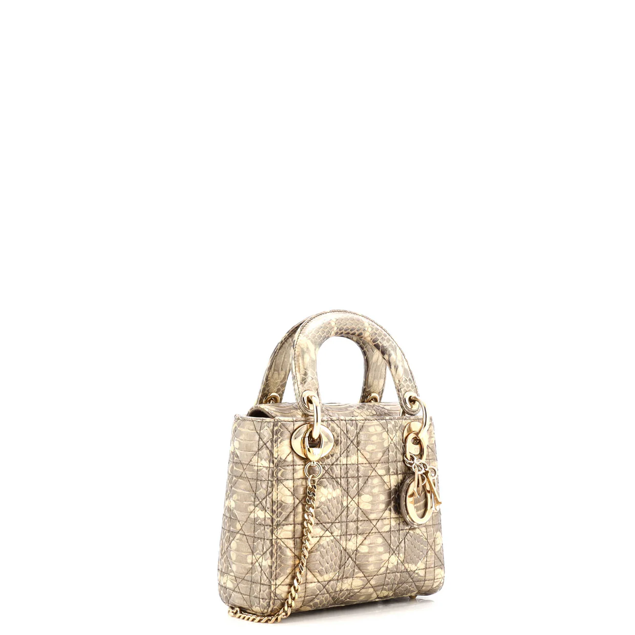 Lady Dior Chain Bag Python Mini - Deep Luxury