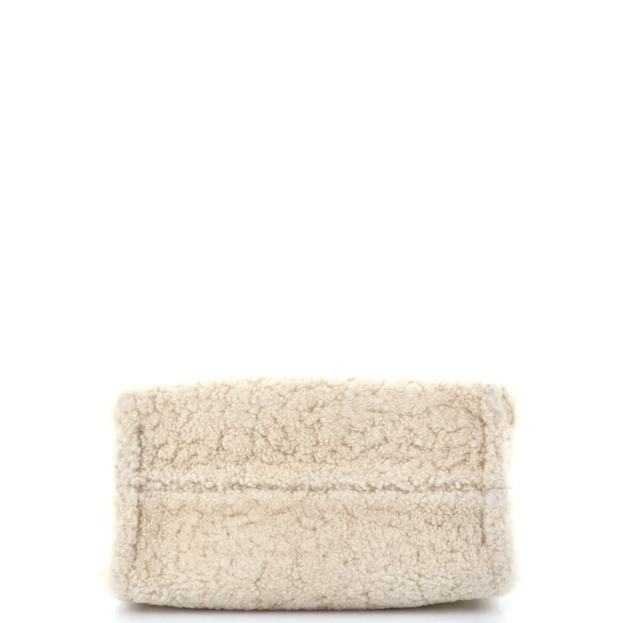 Cabas Thais Tote Triomphe Embroidered Shearling Small - Deep Luxury