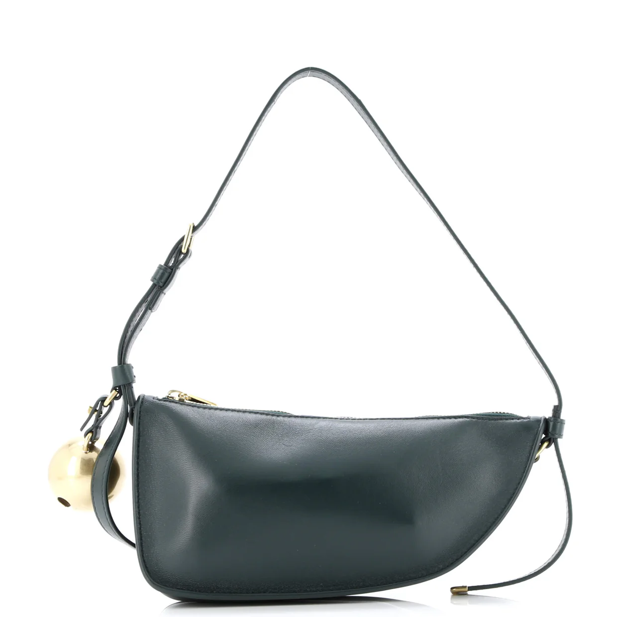 Shield Sling Shoulder Bag Leather Mini - Deep Luxury