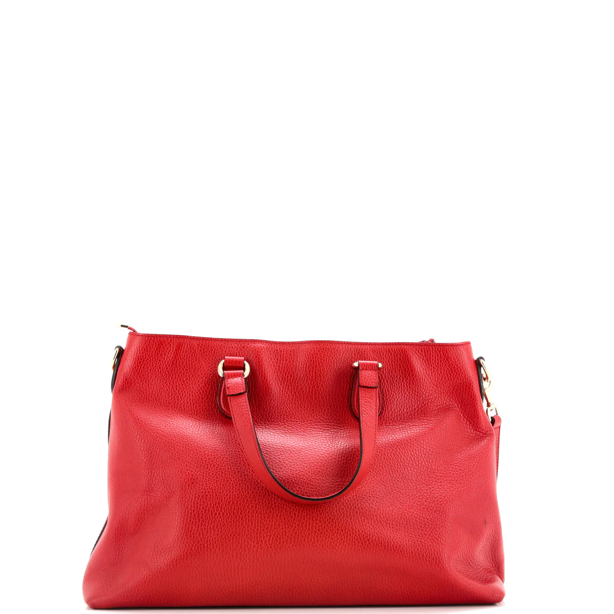 Bamboo Tassel Convertible Zip Tote Leather Large - Deep Luxury