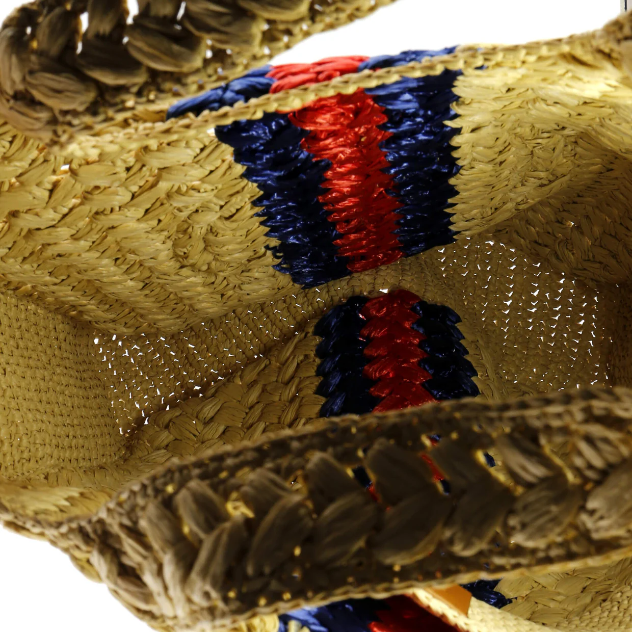 Blondie NM Open Tote Raffia Small - Deep Luxury