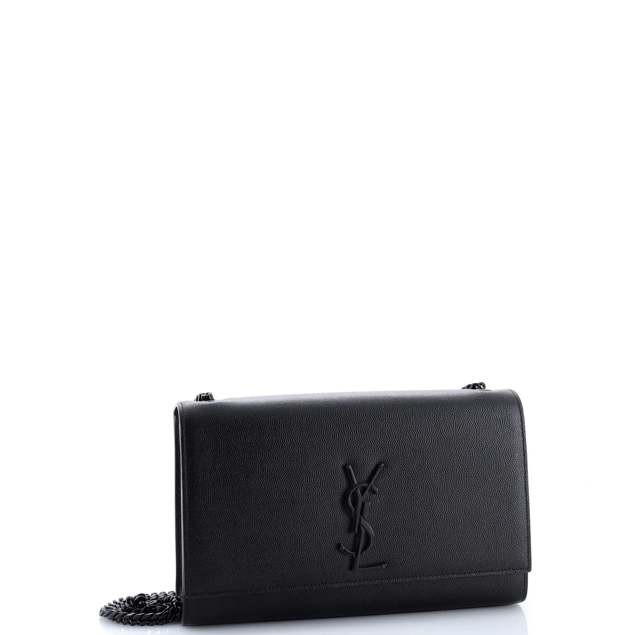 Classic Monogram Crossbody Bag Grainy Leather Medium - Deep Luxury