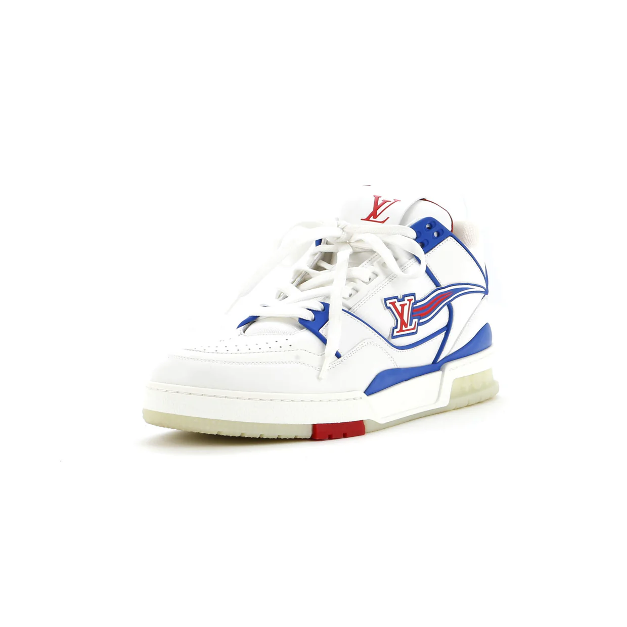 Men's LV Trainer Line Sneakers Leather - Deep Luxury